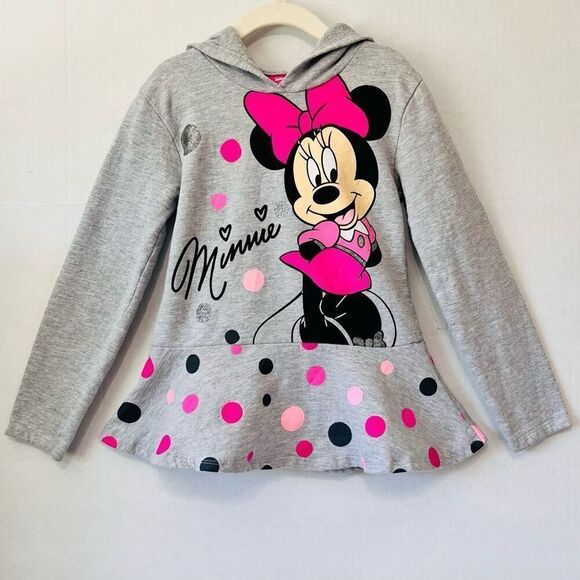Disney Junior Other - Disney Junior Minnie Mouse Hoodie  Sz 6   EUC
